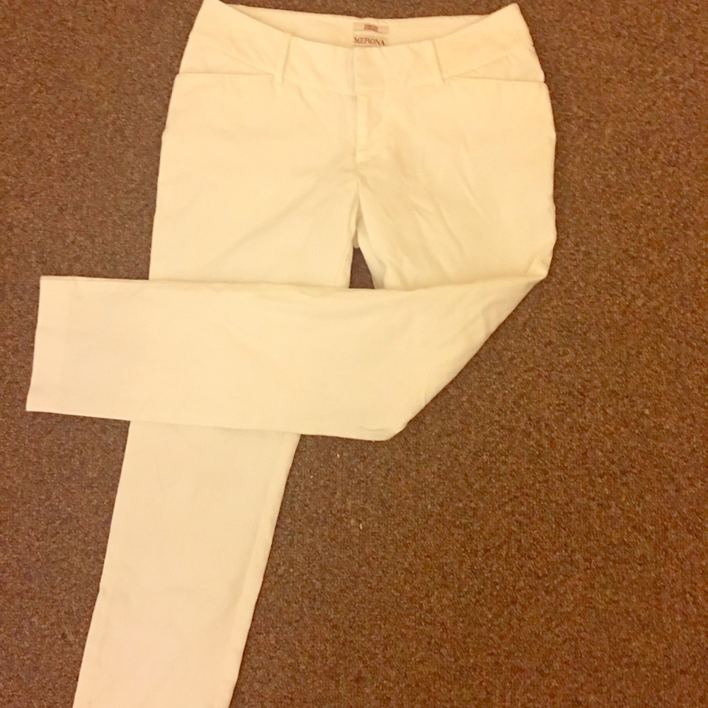 Merona( target brand) white pixi pants!